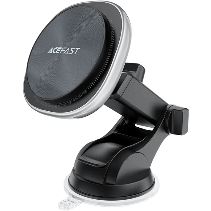 Магнитный автомобильный держатель для приборной панели ACEFAST D42 Magnetic Wireless Charging Car Holder For Dashboard - Silver AF-D42-SR