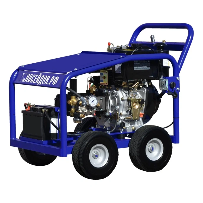 Дизельная мойка высокого давления Посейдон 220 бар, 15 л/мин, насос D12-220-15-ITL-Gun