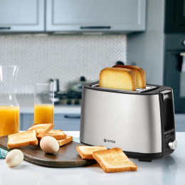 Тостер Vitek VT-7156,  серебристый/черный