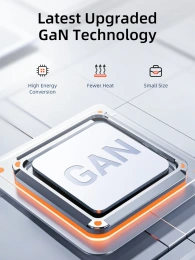 Сетевое зарядное устройство CABLETIME GA30W (CT-GAN30-PW) GaN PD3.0 30 Вт, белый