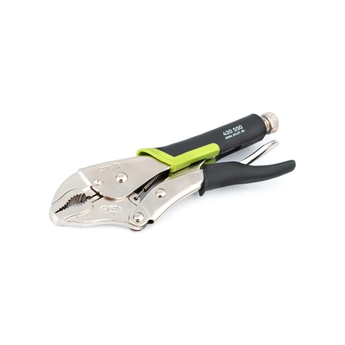 Зажим Дело Техники с фиксацией с полукруглым захватом, двухкомпонентная рукоятка 250 мм 430550