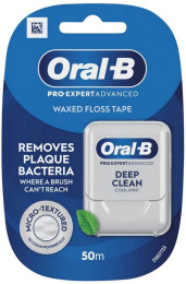 Зубная нить Oral-B Pro-Expert Deep Clean 50м для взрослых, вкус: мятный