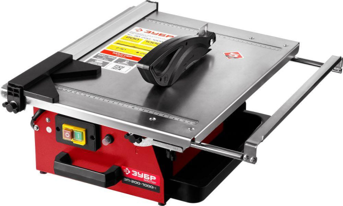 Плиткорез электрический  Зубр ЭП-200-1000Н 1000Вт красный /черный
