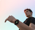 Смарт-часы Honor Watch Fit Active IVY-B19 Black (5502ABWL) (экран: 1.32", AMOLED, разрешение: 466x466, 352 PPI, 32 МБ ОЗУ+4 ГБ ПЗУ, 1 кнопка, GPS/ГЛОНАСС/Beidou/GALILEO/QZSS, Bluetooth 5.4, микрофон, датчики: пульса/геомагнитный/гироскоп, батарея: 480 мА·