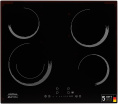Электрическая варочная поверхность Krona Orsa 60, конфорок: 4 шт.,  стеклокерамика,  независимая, черный