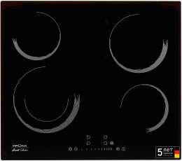 Электрическая варочная поверхность Krona Orsa 60, конфорок: 4 шт.,  стеклокерамика,  независимая, черный