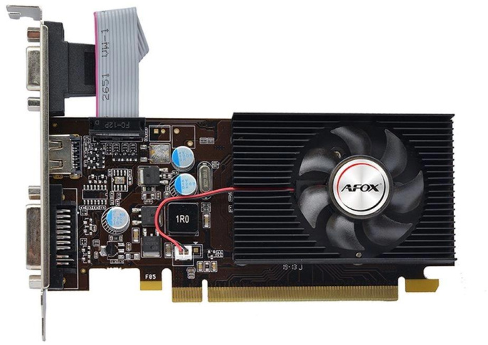 Видеокарта Afox G210 512MB DDR3 64bit VGA DVI HDMI 1FAN LP RTL (780315) {50} AF210-512D3L3-V2