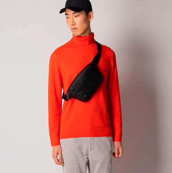 Сумка Piquadro Black Square, кожа натуральная, черный [ca2174b3/n]