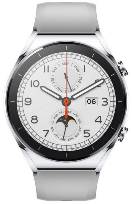 Смарт-часы Xiaomi Watch S1 GL, 46мм, 1.43", серебристый