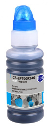 Чернила Cactus CS-EPT00R240 106C C13T00R240, для Epson, 70мл, голубой