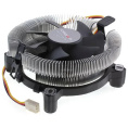 CROWN Кулер для процессора CM-80 v2 Для Intel + 1700 и AMD, TDP до 65 Ватт, коннектор 3 pin, Низкая посадка радиатора , Гидродинамический подшипник, Размер: 115*103*42 мм (CM000003693)