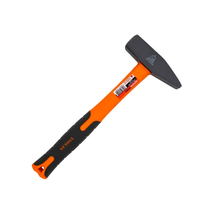 Слесарный молоток TOOLAS с фибергласовой ручкой, 1000 г 00012810