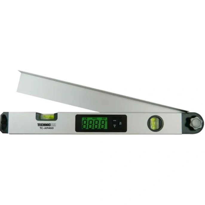 Электронный угломер TECHNICOM ЖК дисплей, 460 мм, 1х9В, 0-230° TC-AM460