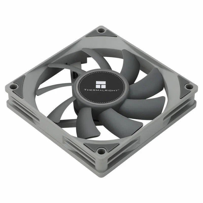Вентилятор корпусный/ Case Cooler Thermalright TL-8015 80x80x15mm, 4-pin PWM, 28.4CFM, 23.3dBA, 2200RPM, Grey