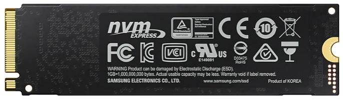 Накопитель SSD M.2 2280 M PCI Express 3.0 x4 Samsung 250Gb 970 EVO Plus Series MZ-V7S250BW 3500/2300 MBps TLC RTL