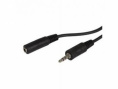 Кабель аудио NingBo Jack 3.5 (m) -  Jack 3.5 (f),  2м, черный [jaac003-2]