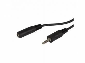 Кабель аудио NingBo Jack 3.5 (m) -  Jack 3.5 (f),  2м, черный [jaac003-2]