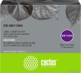 Картридж ленточный Cactus CS-DK11204 DK-11204 черный на белом для Brother P-touch QL-500, QL-550, QL-700, QL-800