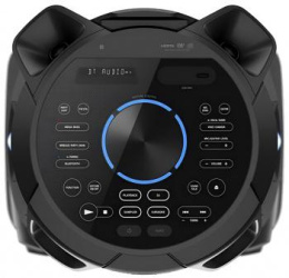 мидисистема Sony MHC-V83D черный/темно-синий 2000Вт CD CDRW DVD DVDRW FM USB BT