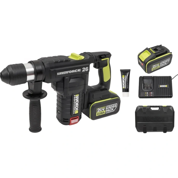 Аккумуляторный перфоратор WORX Professional WU399.2