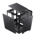 Корпус без блока питания Case JONSBO C6, Mini-Tower, no fan, 1xUSB-A 3.0 + 1xUSB-C 3.1, mATX, mITX Black