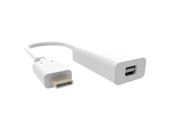 Адаптер Buro USB Type-C (m) -  miniDisplayPort (f),  белый [bhp ret tpc_mdp]