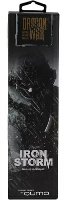 Коврик для мыши игровой Qumo Iron Storm 23172, 280x230 мм, Рисунок