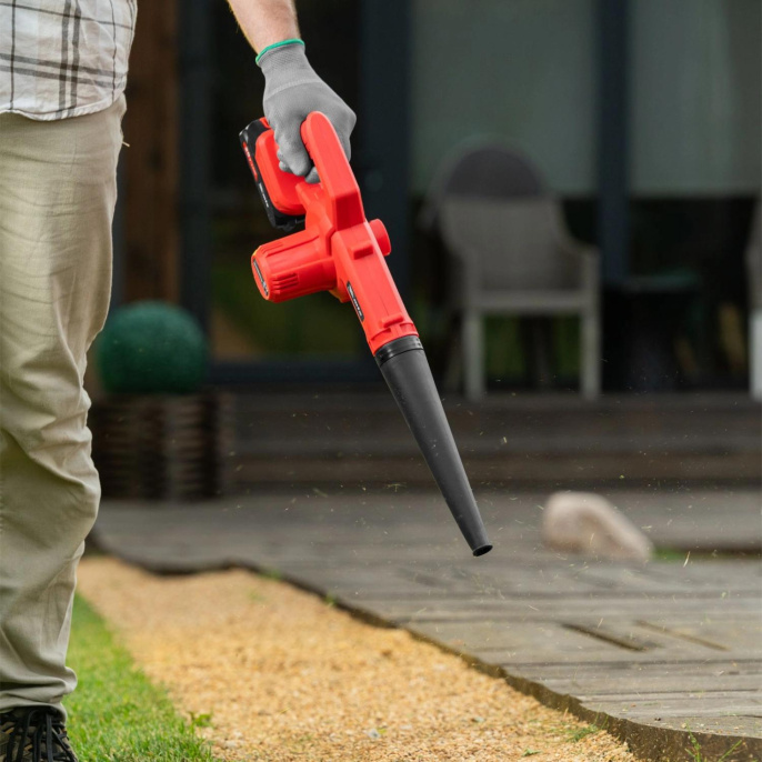 Воздуходувка-пылесос MTX LB-185, красный [59620]