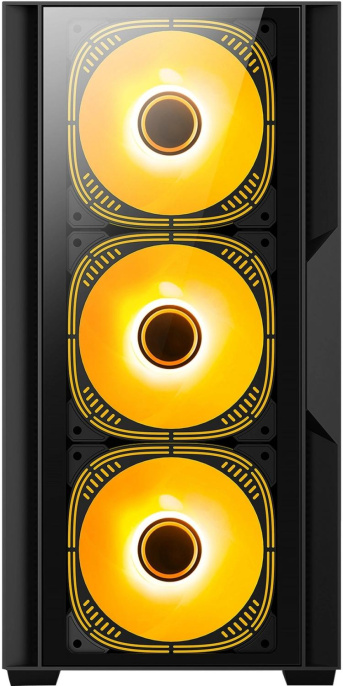 Корпус mATX BLOODY CC-123, Mini-Tower, без БП,  черный [cc-123-bk]