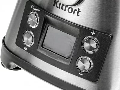 Кухонный комбайн Kitfort КТ-1395 800Вт серебристый/черный