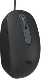 Мышь Logitech M86 черный оптическая 8000dpi USB для ноутбука 2but 910-007661
