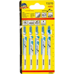 Пилки Т-227 D 5 шт; 3.0 мм; HSS; EU-хвостовик для лобзика SKRAB 20892