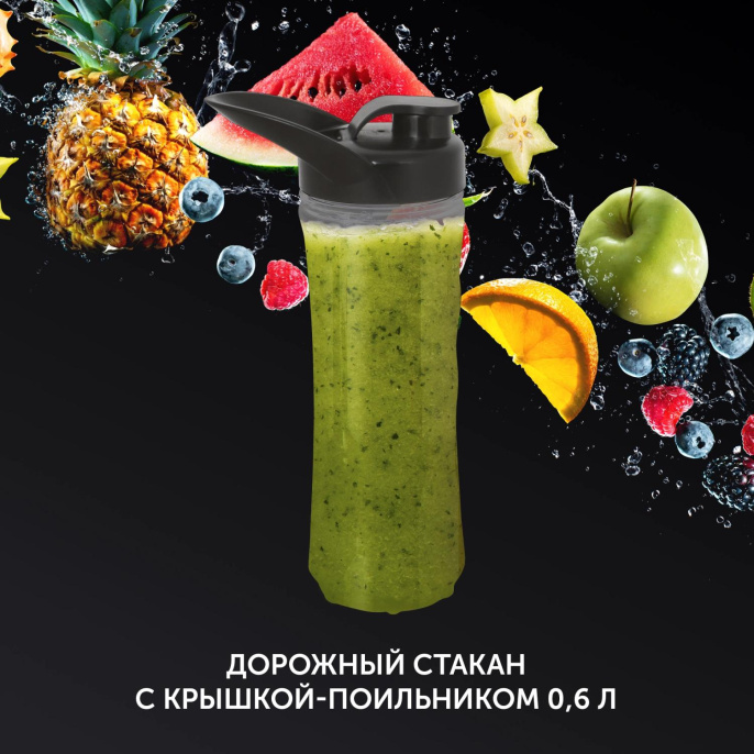 Блендер Polaris PTB 1834G,  стационарный,  серебристый/черный