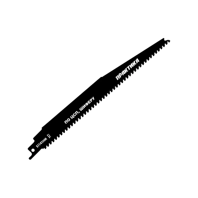 Пилка твердосплавная S1141HM по ЦСП, шиферу, дереву (225 мм) ПРАКТИКА 244-346