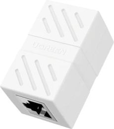 Адаптер-удлинитель для сетевого кабеля UGREEN NW114 (20311) RJ 45 Network Keystone Jack In-Line Coupler Female to Female. В комплекте 1 шт. Цвет: белый