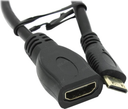 5bites BC-HDC2A1 Кабель-5bites Адаптер HDMI F / mini HDMI M 1.4B, зол.разъемы