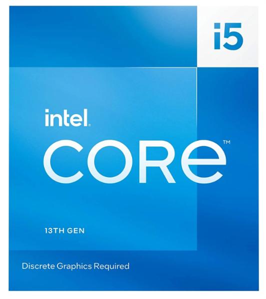 Процессор CPU Intel Core i5-13400F 2.5GHz/20MB/10 cores LGA1700 OEM, TDP 65W, max 128Gb DDR4-3200, DDR5-4800, CM8071504821107SRMBG, 1 year