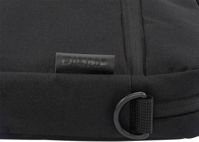 Сумка для ноутбука 15.6" Digma R-270 черный полиэстер (R270BK)