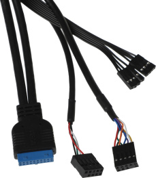 Корпус mATX Aerocool Trinity Mini-G-BK v2, Mini-Tower, без БП,  черный [accs-pv32033.11]