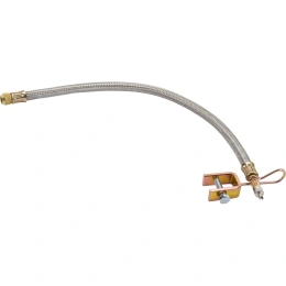 Шланг подкачки внутреннего колеса ДАЛИ-авто 35 см, металлическая оплетка DA-NP349