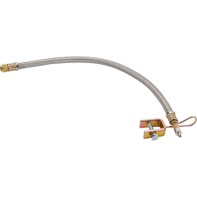 Шланг подкачки внутреннего колеса ДАЛИ-авто 35 см, металлическая оплетка DA-NP349