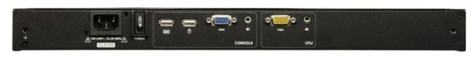 KVM консоль ATEN 1U Ultra Short Depth 18.5” Short Depth USB HDMI Single Rail LCD Console 1920 x 1080 CL3700NW-ATA-RG