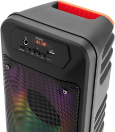 Музыкальный центр Digma D-MC1705, 40Вт, с караоке, Bluetooth, FM, USB, micro SD, черный