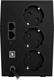 Источник бесперебойного питания Powercom Raptor Plus RPT650EU 390Вт 650ВА черный
