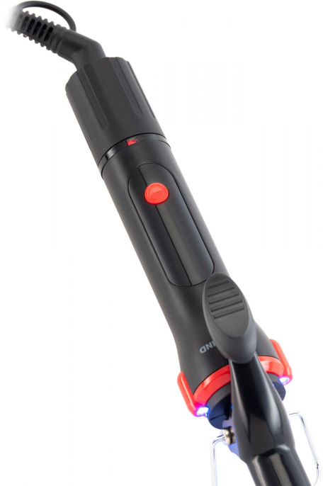 Щипцы для завивки StarWind SHS 7044,  черный и красный