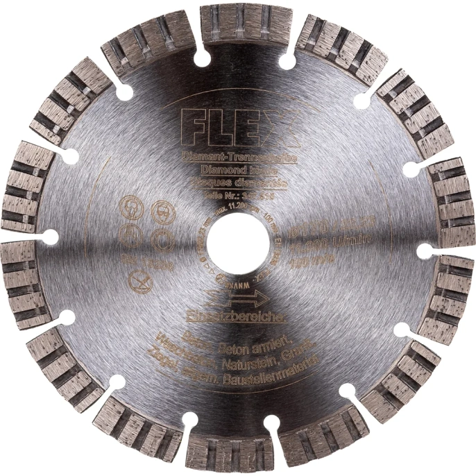 Алмазный отрезной диск по бетону и граниту 170x22,2 мм FLEX 347515