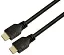 Кабель аудио-видео LAZSO WH-111 HDMI (m)/HDMI (m) 0.5м. позолоч.конт. черный (WH-111(0,5M))