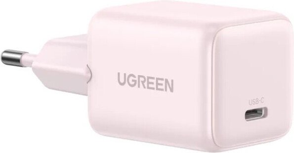 Сетевое зарядное устройство UGREEN X512 55556 Mini 20W USB-C GaN Fast Charger EU. Цвет: розовый (55556_)