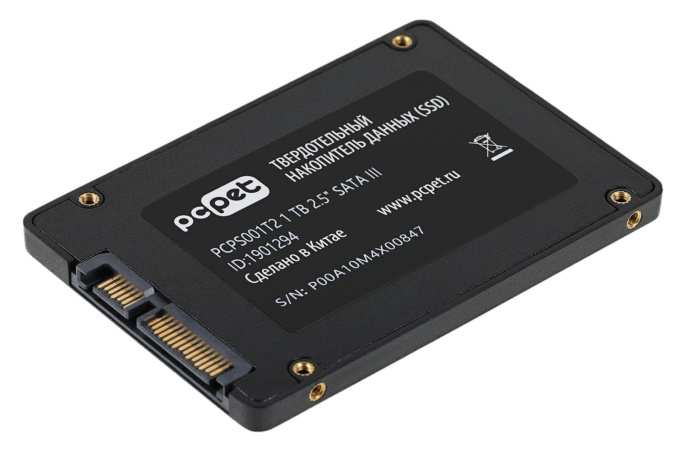 SSD накопитель PC PET PCPS001T2 1ТБ, 2.5", SATA III,  SATA,  oem
