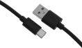 Кабель KINGPRICE KP-USBAC-3A-1.5m,  USB Type-C (m) -  USB (m),  1.5м,  3A,  черный